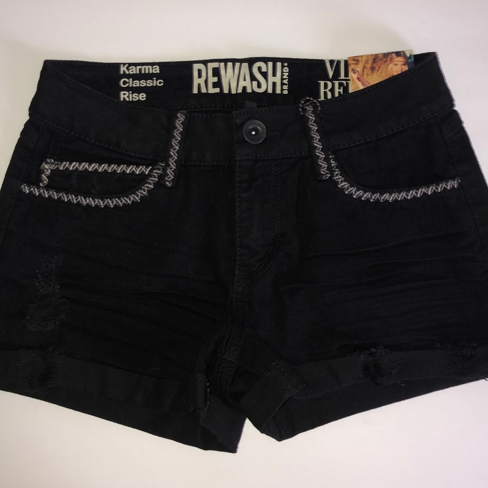 BRAND NEW Rewash Karma Classic Rise Jean Shorts